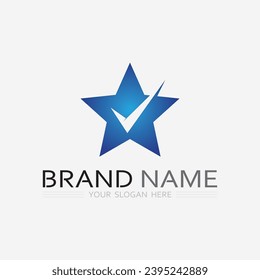 check mark and checklist design icon symbol and logo