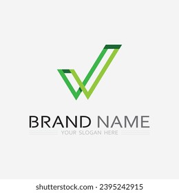 check mark and checklist design icon symbol and logo