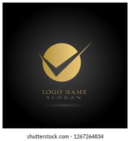 Check Mark & Choose Logo. Symbol & Icon Vector Template