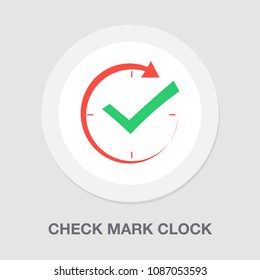 Check Mark Clock Icon