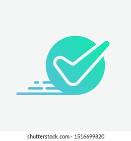 Check Mark Color Vector Icon Stock Vector (Royalty Free) 1516699820 ...