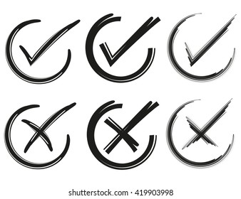 check mark, confirm icons