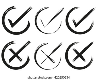 check mark, confirm icons