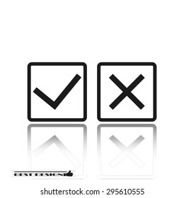 check mark cross