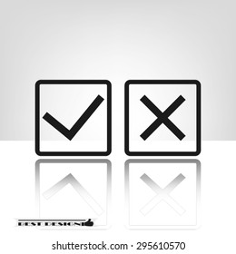 check mark cross
