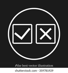 check mark cross