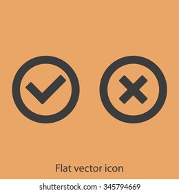 Check mark and Cross Icons