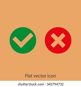 Check mark and Cross Icons