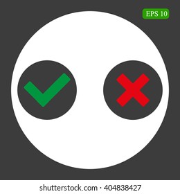 Check mark and Cross Icons