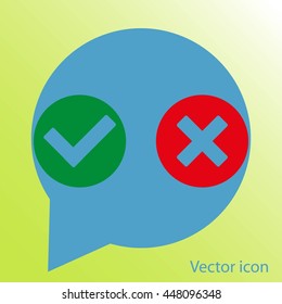 Check mark and Cross Icons
