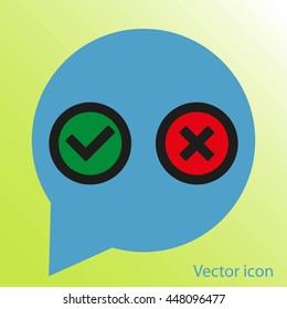 Check mark and Cross Icons
