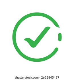 check mark design icon vector illustration