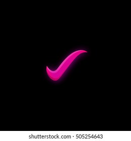 Check Mark Design Logo. Logo Template. Vector Illustration
