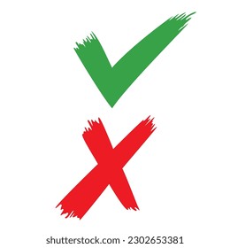 check mark design. vote icon, sign and symbol.