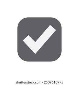 Marca de verificación Vector de emoji icono de signo de símbolo