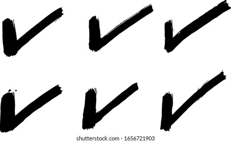 Check Mark Flat Design Icon Vector