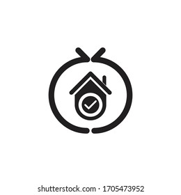 ilustración de diseño vectorial de icono de marca de inicio 