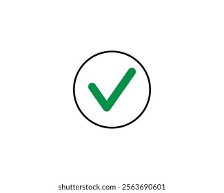 Check mark icon. Accept, agree, answer,  business, button, check, checkmark, confirm, correct, design, element, icon, illustration, mark, ok, positive, right, success, symbol, tick, vector and vote.