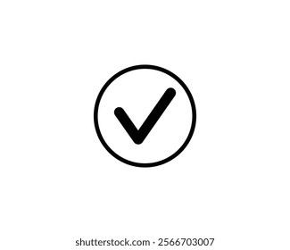 Check mark icon. Accept, agree, answer,  business, button, check, checkmark, confirm, correct, design, element, icon, illustration, mark, ok, positive, right, success, symbol, tick, vector and vote.