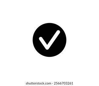 Check mark icon. Accept, agree, answer,  business, button, check, checkmark, confirm, correct, design, element, icon, illustration, mark, ok, positive, right, success, symbol, tick, vector and vote.