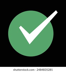 Check Mark Icon for Approval and Confirmation