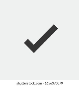 Markierungssymbol für die korrekte Vektorillustration der Website und des Grafikdesigns genehmigt