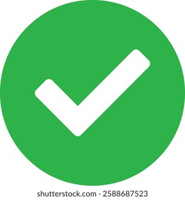 Check mark icon button set. Check box icon with right and wrong buttons and yes or no checkmark icons in green tick box and red cross. Exclamation mark information icon. Vector icons