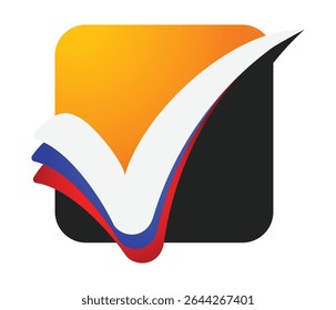 Check mark icon button set. Check box icon with right and wrong buttons and yes or no checkmark icons in green tick box and red cross. Isolated checkmark symbol, right and wrong sign concept