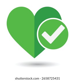 Check mark icon button set. Check box icon with right and wrong buttons and yes or no checkmark icons in green tick box and red cross. Isolated checkmark symbol, right and wrong sign concept