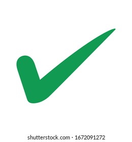 Marcar icono, activado, pulsar con el botón derecho del ratón Icono Vector estilo plano en un diseño moderno 