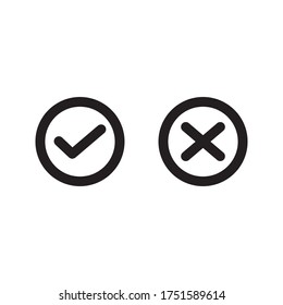 Check Mark Icon, Checked, yes and no icon editable