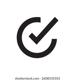 Check Mark Icon for Confirmation, Success, and Approval Symbol Vector Design Ai Generated