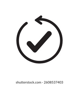 Check Mark Icon for Confirmation, Success, and Approval Symbol Vector Design Ai Generated