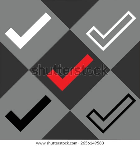 Check mark icon Design for your Business.