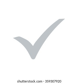 Check mark icon. Flat design style. Vector EPS 10.