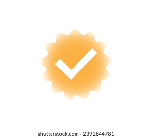 Check mark icon. flat round buttons.Collection of vector symbol on white background. Vector illustration.