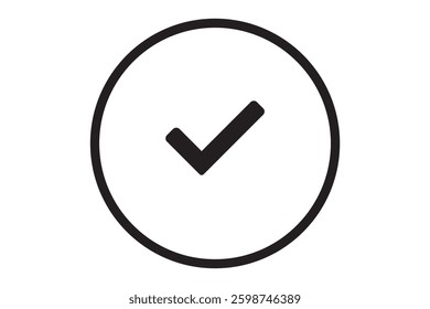 Check Mark Icon graphic design 