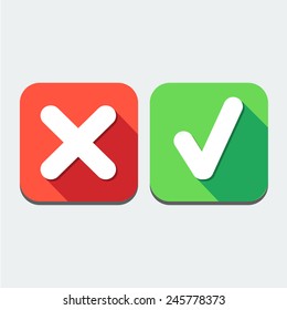Check mark icon great for any use. Vector EPS10.