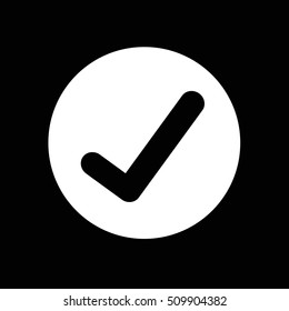 check mark icon illustration design