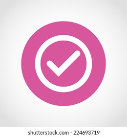 Check mark Icon Isolated on White Background