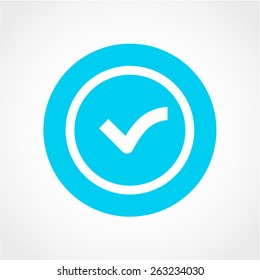 Check mark Icon Isolated on White Background