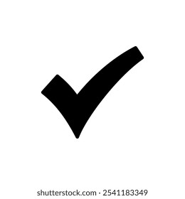 Check mark icon logo design. Tick mark sign and symbol