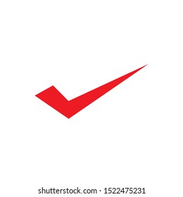 check mark icon logo element illustration.check mark symbol design.check mark conception can be used in web and mobile-vector