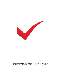 check mark icon logo element illustration.check mark symbol design.check mark conception can be used in web and mobile-vector