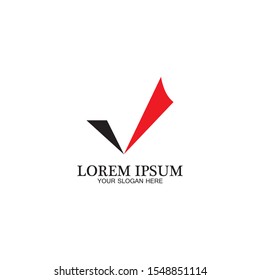 check mark icon logo element illustration.check mark symbol design.check mark conception.can be used in web and mobile-vector