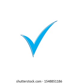 check mark icon logo element illustration.check mark symbol design.check mark conception.can be used in web and mobile-vector