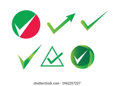 Check mark icon, Logo element illustration, check mark symbol design.