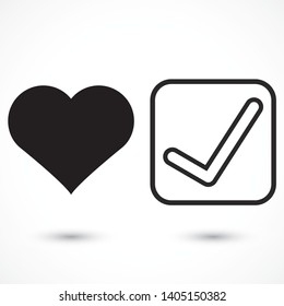 check mark icon . Lorem Ipsum Illustration design