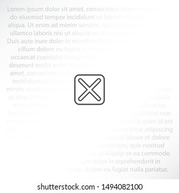 check mark icon . Lorem Ipsum Illustration design