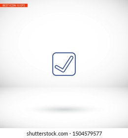 check mark icon . Lorem Ipsum Illustration design